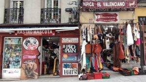 rastro mascota calle de la ribera de curtidores.