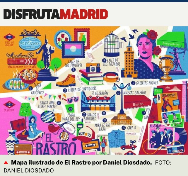 Actividades para pasar un sábado en El Rastro de Madrid​