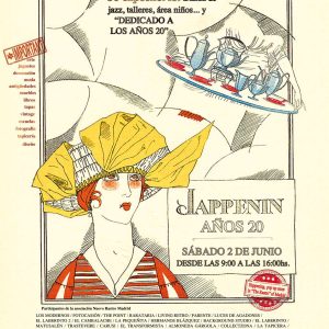 Cartel baja jappenin años 20