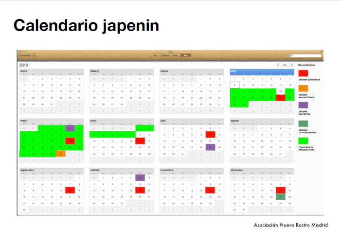 japenin primavera saltamontes calendario