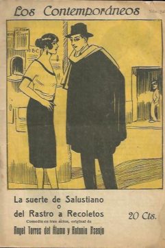 la suerte de salustiano o del Rastro a recoletos angel torres