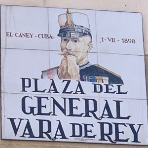 placa plaza vara del rey